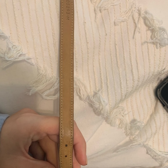 Balenciaga Wrap Leather Bracelet Gold/Grey - Picture 6 of 8